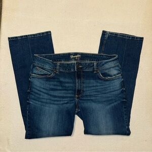 Wrangler Boot Cut Jeans Women’s 19x32 Blue Wide Leg Vintage 90s Casual
